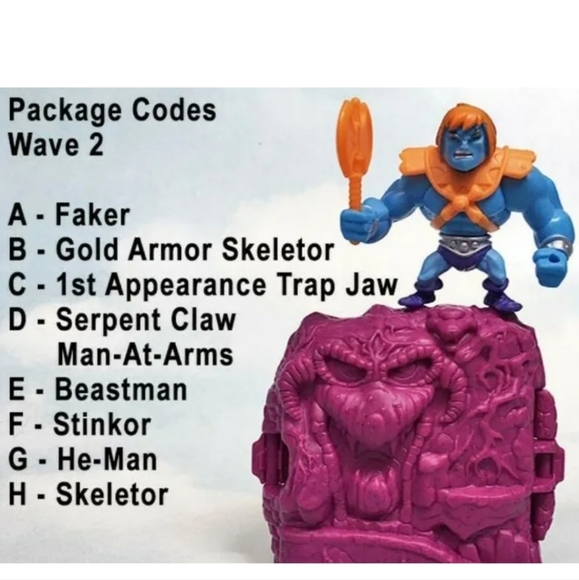 :* Masters of the Universe - MOTU Eternia Minis - Wave 2 trap jaw sealed code  C - Picture 2 of 9